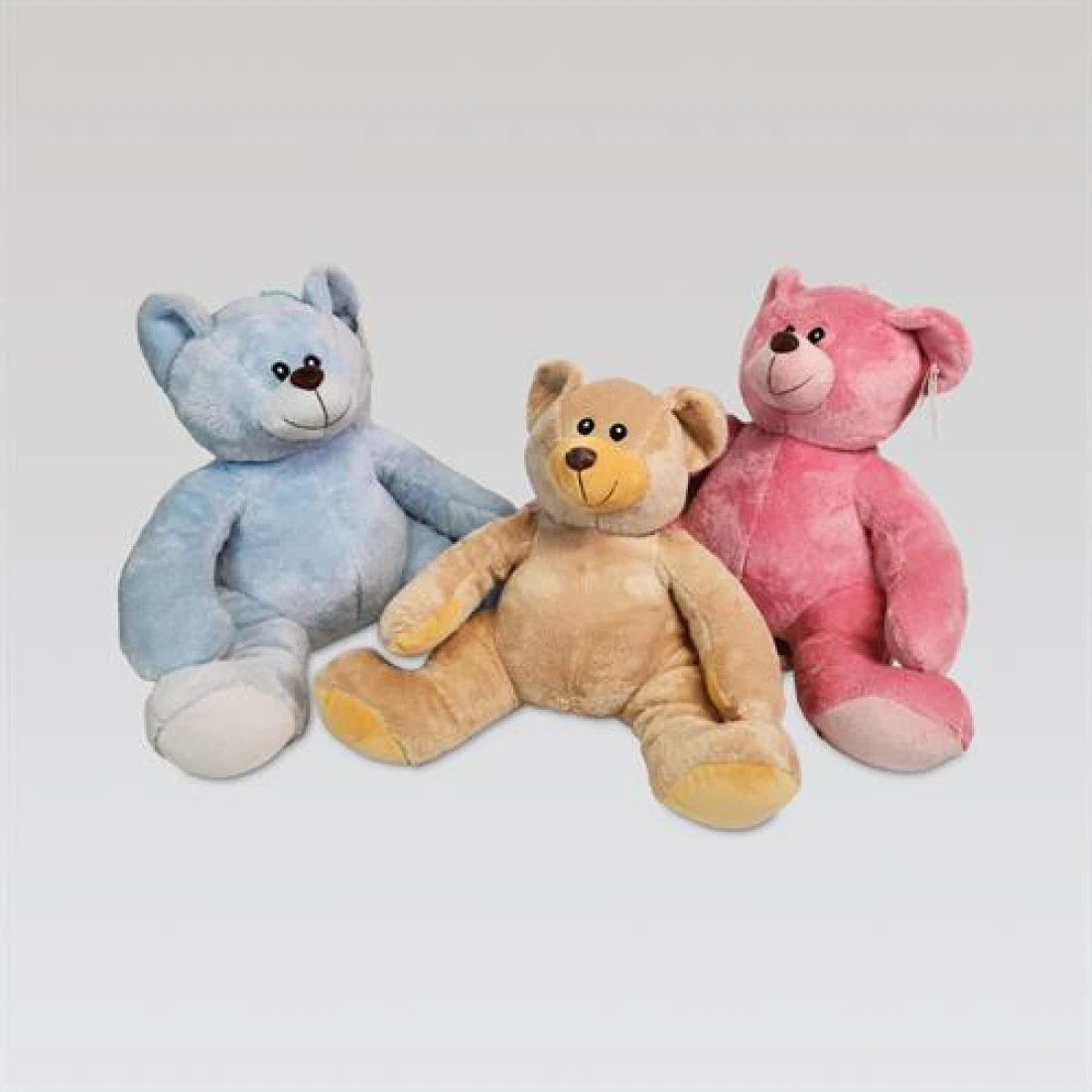 36260 - Baby bamse 3 farver 35 cm - 30 kr v 24 stk - 46,95 v 6 stk